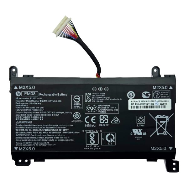 FM08 Laptop Battery FM08XL For HP Omen 17-an014ng HSTNN-LB8B 922753-421 922977-855