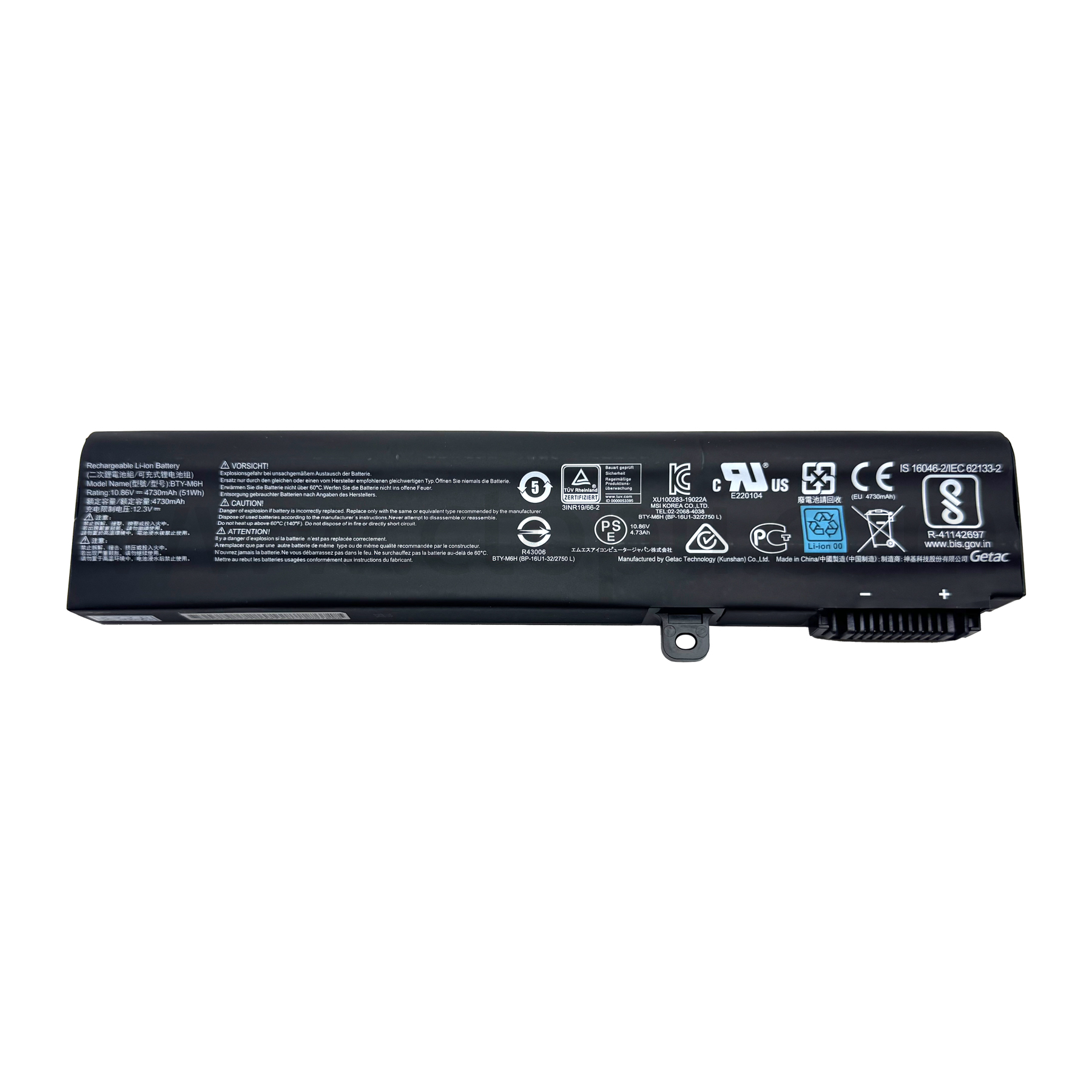 BTY-M6H Laptop Battery for MSI GE62 GE72 GP62 PE60 PE70 GE62VR GP72 GL72 GL62M MS-1792 MS-16J2